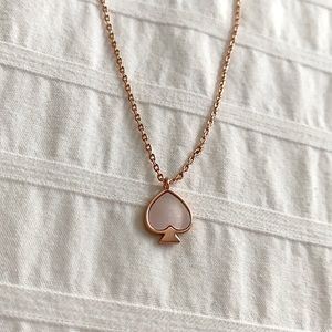 Rose Gold Kate Spade Necklace